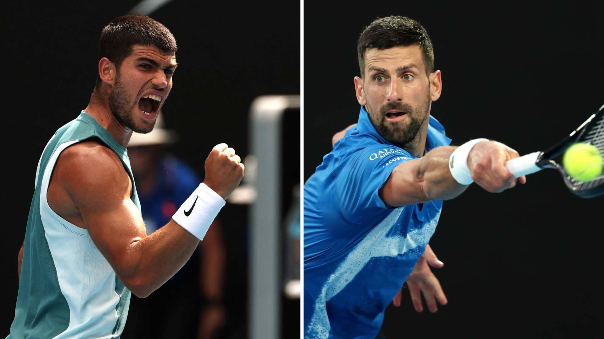 Carlos Alcaraz, Novak Djokovic