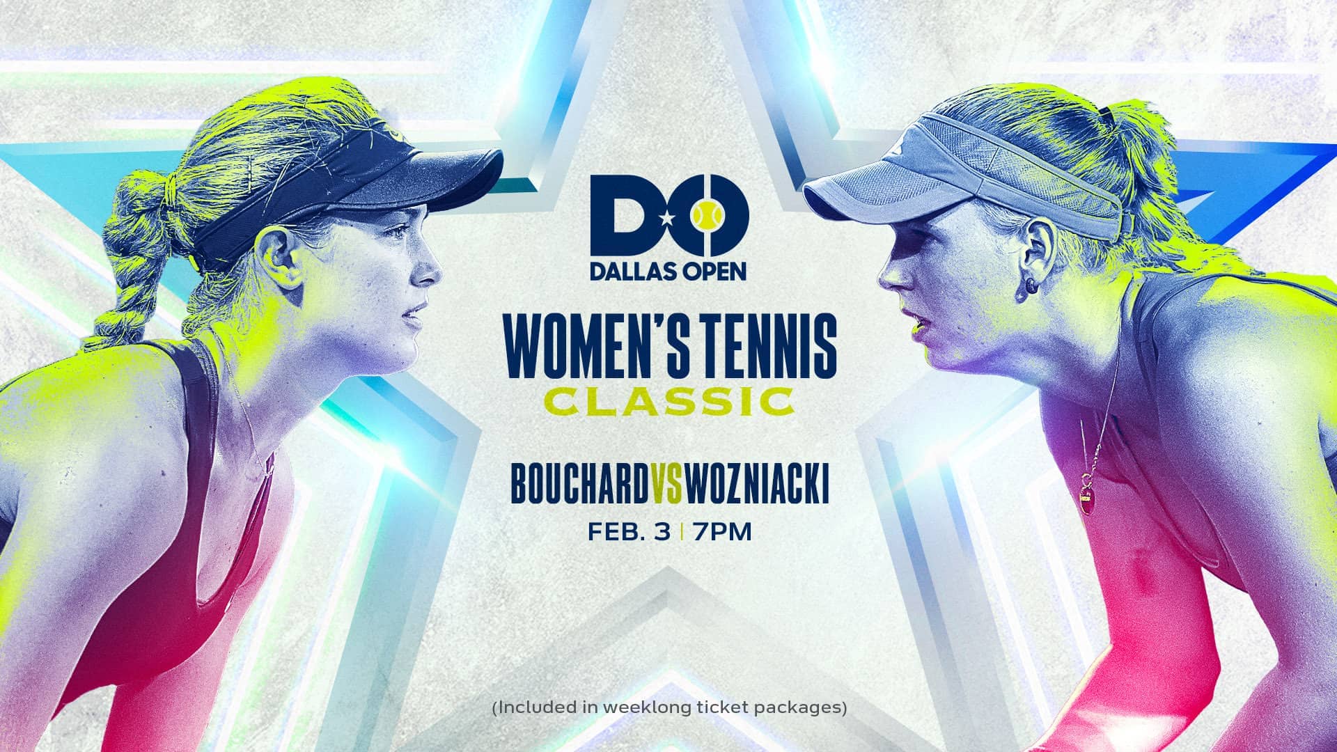 Caroline Wozniacki vai defrontar Genie Bouchard num jogo de exibição  durante o Dallas Open